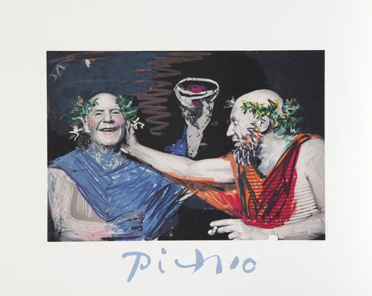 Photo Rehasse de Picasso et Manuel Pallares