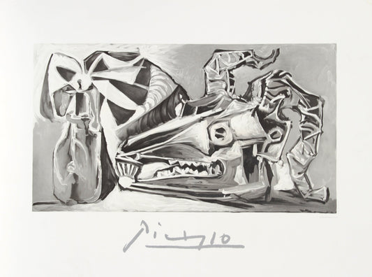 Nature Morte a la Tete Chevre, Bouteille