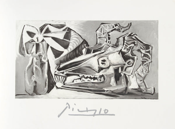 Nature Morte a la Tete Chevre, Bouteille