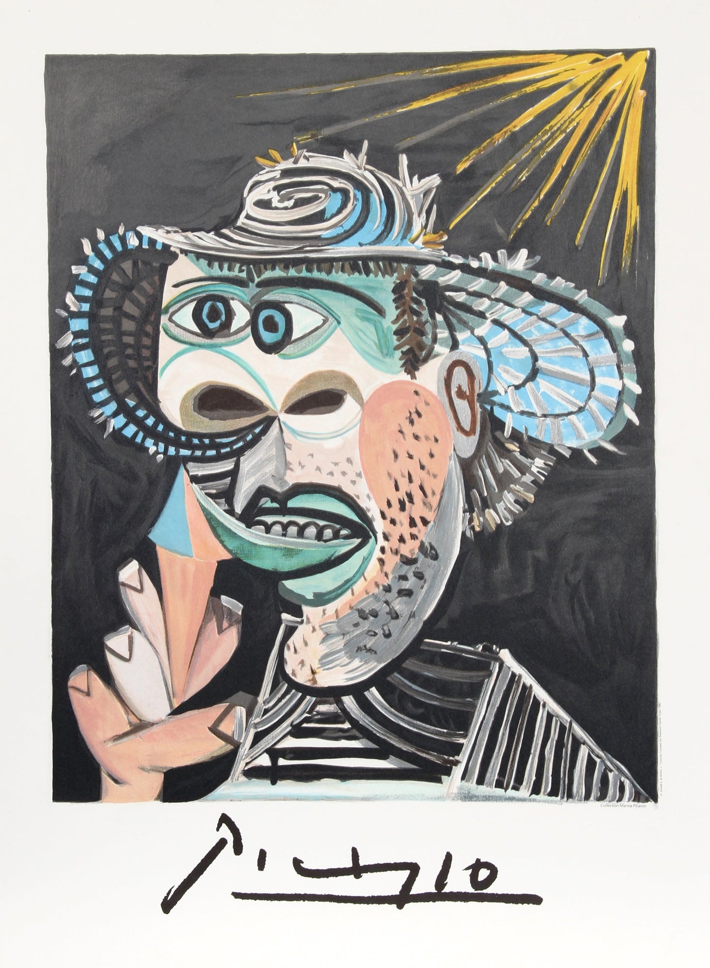 Homme au Cornet