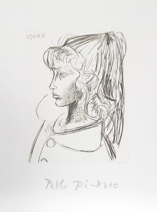 Sylvette de Profil Gouche (Sylvette David)