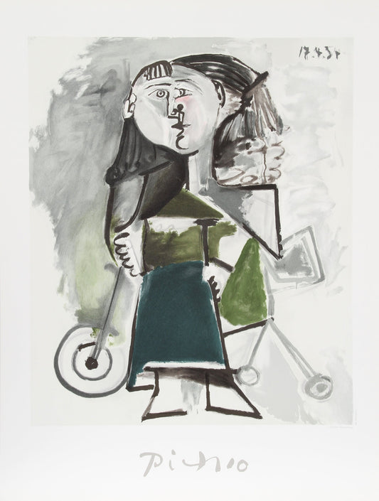 Fillette au Tricycle
