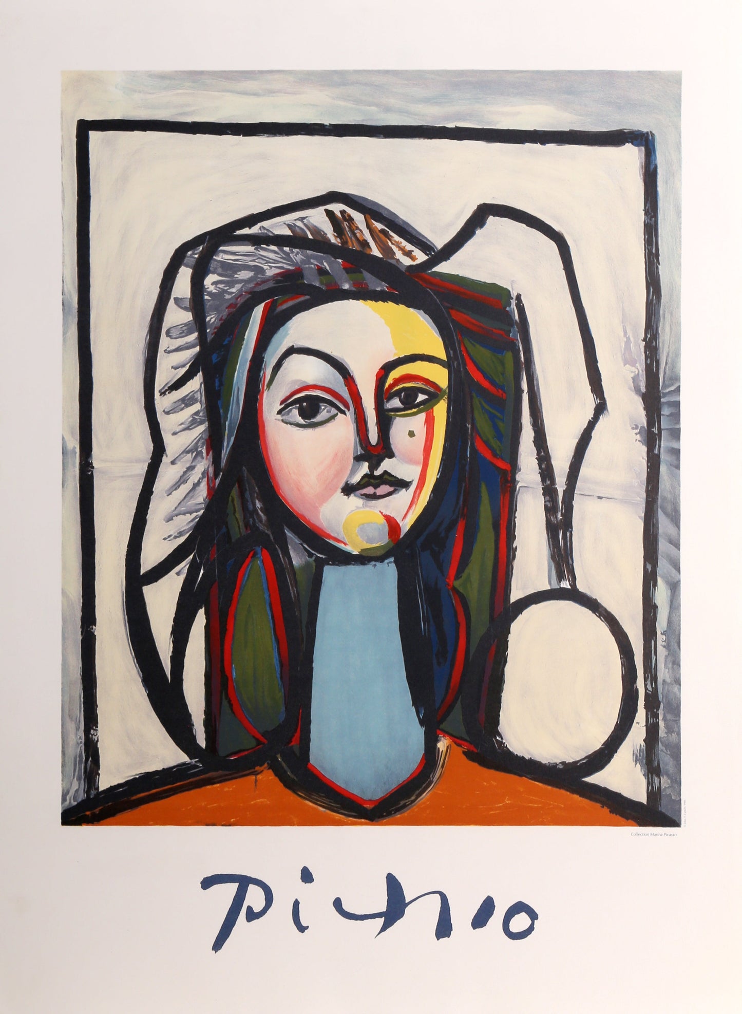 Portrait au Cou Bleu