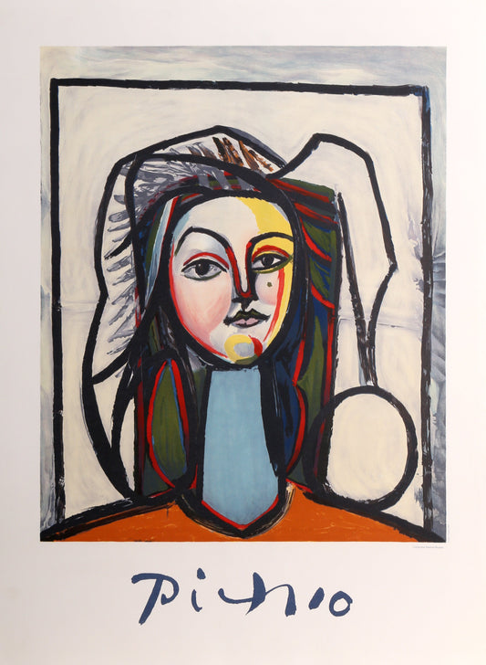 Portrait au Cou Bleu
